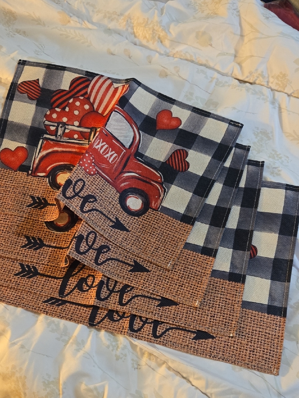 Place Mats - Set Of 4 Spring/summer Place Mats - Picture 3 of 6